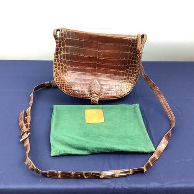 791 Vintage Early Ralph Lauren Leather Purse & Dust Bag