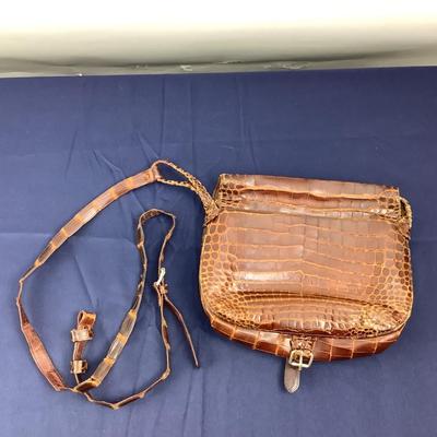791 Vintage Early Ralph Lauren Leather Purse & Dust Bag