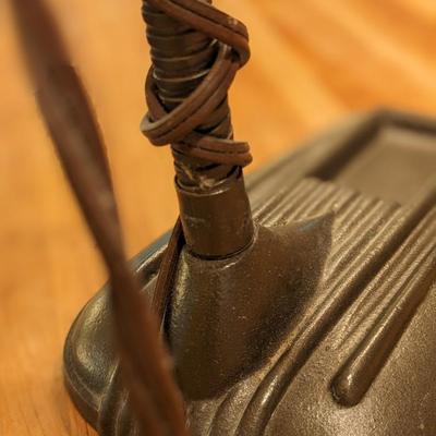 Vtg Cast Iron Goose Neck Desk Lamp
