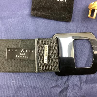 812 Terry Stack Belt Buckle & Suzi Oher Woven Belt
