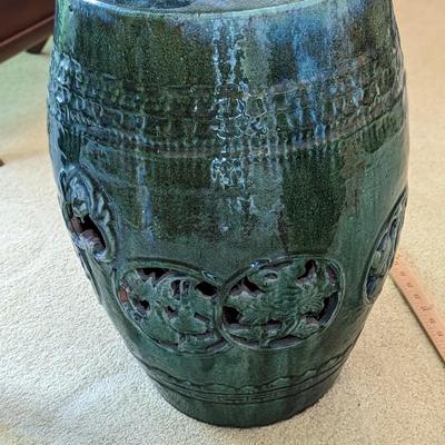 Set of 2 Vintage Chinese Garden Seats