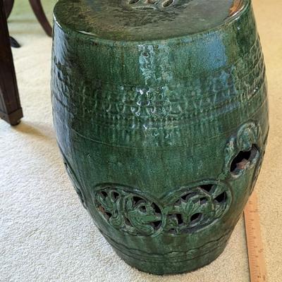 Set of 2 Vintage Chinese Garden Seats