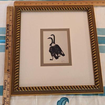 "Two Geese", Signed Julian Williams
