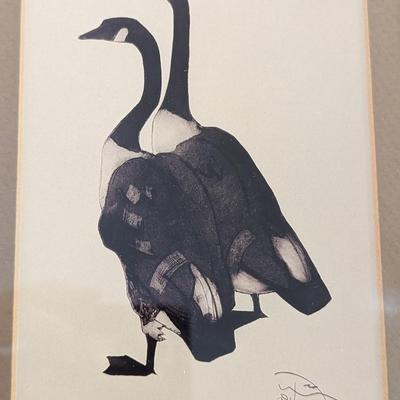 "Two Geese", Signed Julian Williams