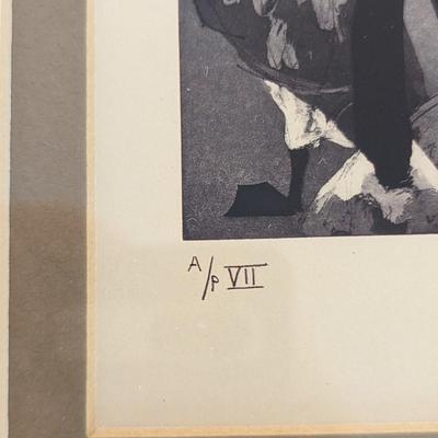 Signed Jillian Williams Geese Print, Artist Proof