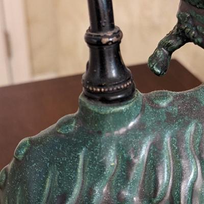 Vintage Ceramic Chinese Foo Dog Table Lamp