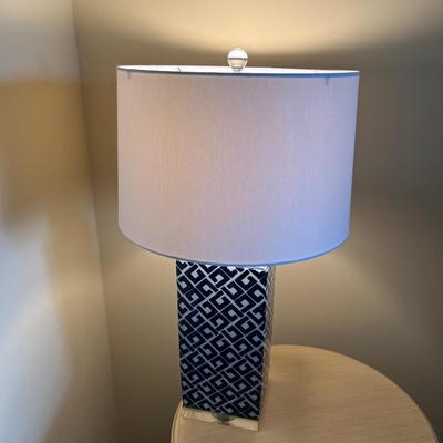 Pair of Rectangular Table Lamps (BR1-MG)