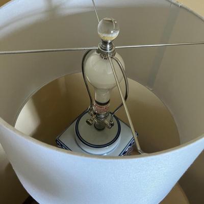 Pair of Rectangular Table Lamps (BR1-MG)