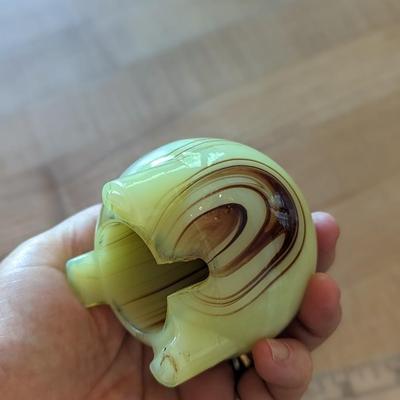 Vaseline Uranium Glass Light Cover