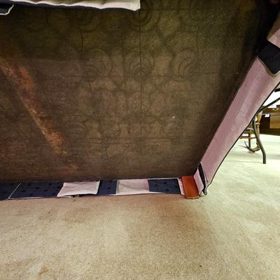 Blue Patterned Fabric Couch  (BLR-JS)