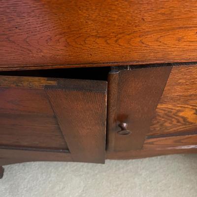 Antique Oak Washstand (BR1-MG)