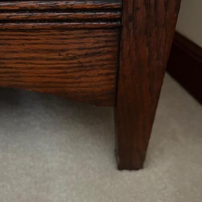 Antique Oak Washstand (BR1-MG)