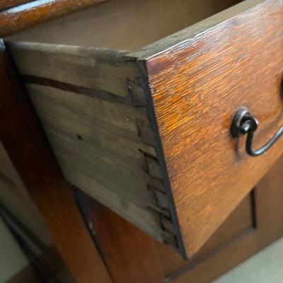 Antique Oak Washstand (BR1-MG)