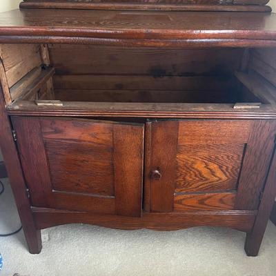 Antique Oak Washstand (BR1-MG)