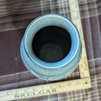 Beautiful Blue Green Studio Pottery Vase