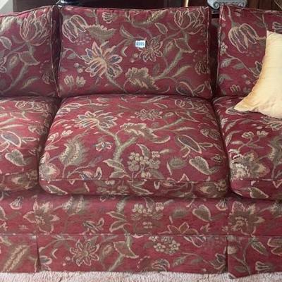 Vintage Elegant Floral Pattern 3 Seater Sofa