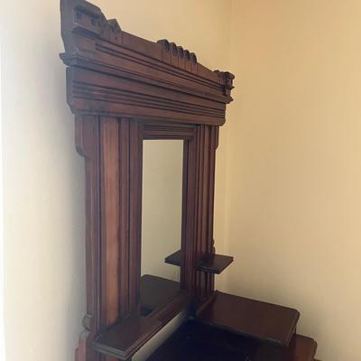 Antique Marble Top Dresser (BR1-MG)