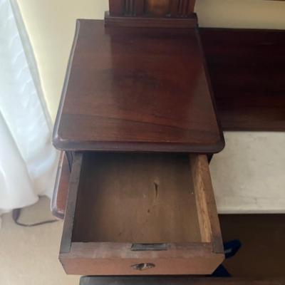 Antique Marble Top Dresser (BR1-MG)