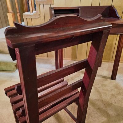 Vintage Solid Wood Desk & Chair  (BLR-JS)