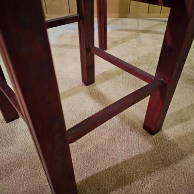 Vintage Solid Wood Desk & Chair  (BLR-JS)