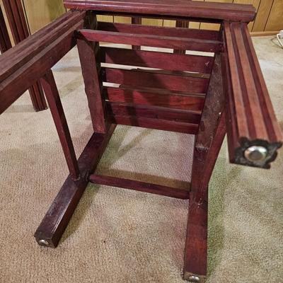 Vintage Solid Wood Desk & Chair  (BLR-JS)