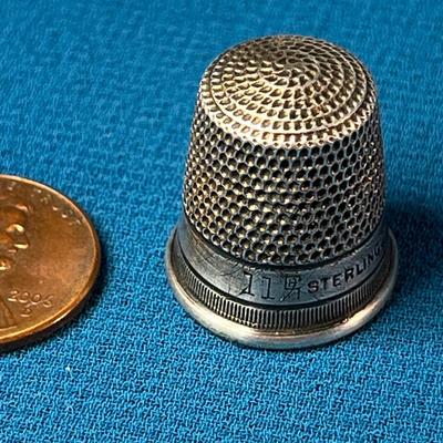 STERLING SIZE 11 THIMBLE