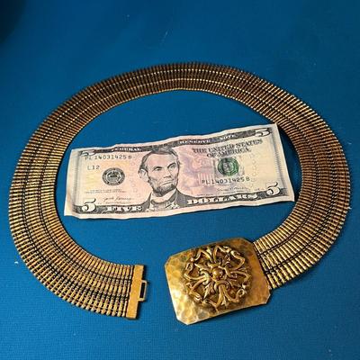 VINTAGE BRASS LADIESâ€™ BELT 