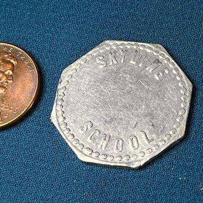 VINTAGE GRANITE SCHOOL DISTRICT SKYLINE SCHOOL LUNCH TOKEN 