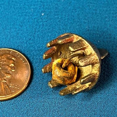 LITTLE BRASS BELL INCISED EMBELLISHMENT