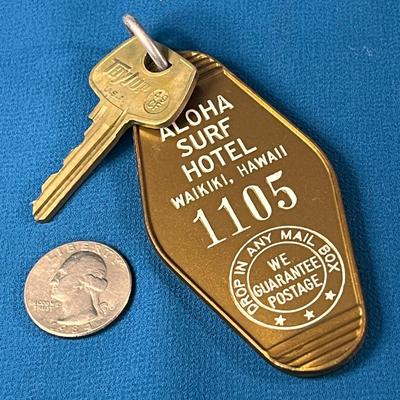 VINTAGE ALOHA SURF HOTEL KEY WAIKIKI HAWAII