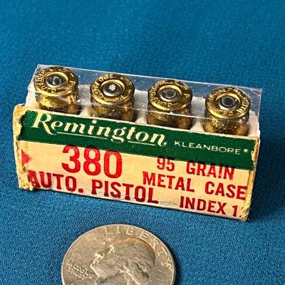 4-PACK .38 CAL BULLETS IN PACKAGE
