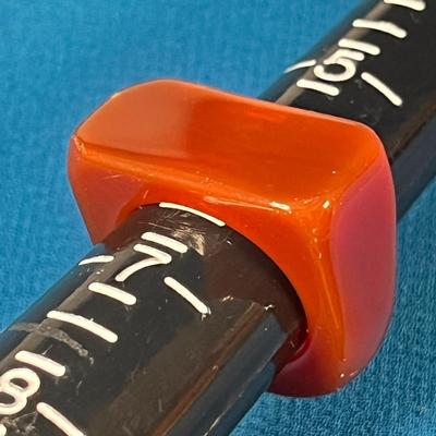 NICE POLISHED STONE MODERN DESIGN RING â€“ ALL STONE!