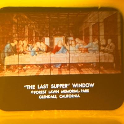 VINTAGE MINI VIEWER â€œLAST SUPPERâ€ KEY CHAIN