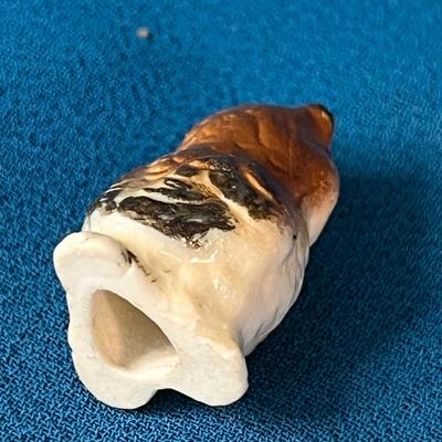 MINIATURE CERAMIC OWL FIGURINE