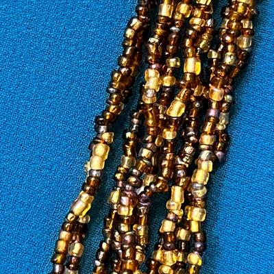 FASCINATING MULTI-STRAND TINY BEAD WALL HANGING? JEWELRY? ACCESSORY?