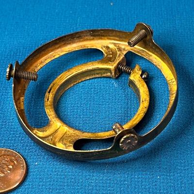 ANTIQUE BRASS LAMP PART PATENTED 1896