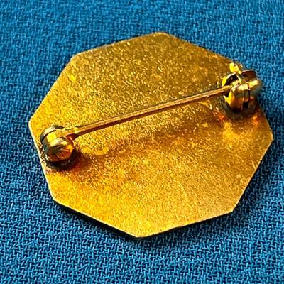 NICELY DETAILED â€œHOSPITAL VOLUNTEER SERVICEâ€ ENAMELED LAPEL PIN