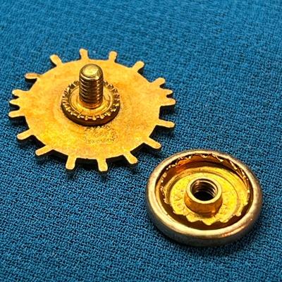 ENAMELED â€œSAVE DRIVER FIFTEEN YEARSâ€ LAPEL PIN 1/10 G.F.