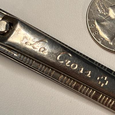 VINTAGE EMBELLISHED â€œLA CROSSâ€ NAIL CLIPPERS 