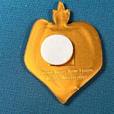 SACRED HEART AUTO LEAGUE STICK-ON MEDALLION