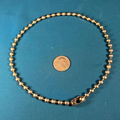 LARGE BALL CHAIN NECKLACE LOOKS LIKE A KEY CHAIN