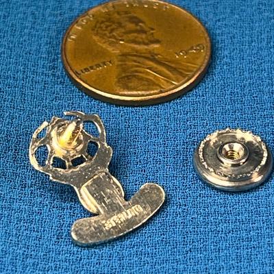 STERLING ENAMELED BPOE 40 YEARS LAPEL PIN