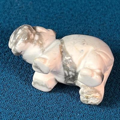 MINIATURE MARBLE? CARVED HIPPO