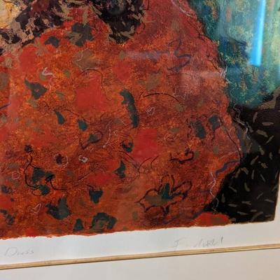 Signed Roy Fairchild-Woodard "Red Dress" 208/325