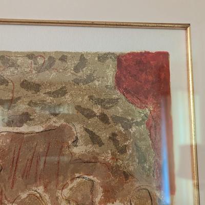 Signed Roy Fairchild-Woodard "Red Dress" 208/325