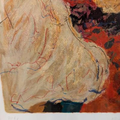 Signed Roy Fairchild-Woodard "Red Dress" 208/325
