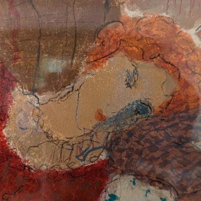 Signed Roy Fairchild-Woodard "Red Dress" 208/325