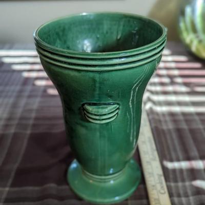 Delightful McCoy Green Vase