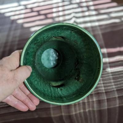 Delightful McCoy Green Vase
