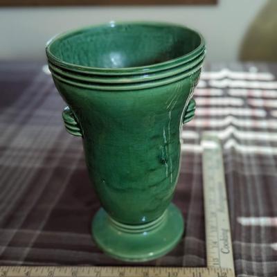 Delightful McCoy Green Vase